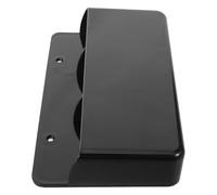 ANDRESLAD Porta Telecomandi da Parete Adesivo Scomparti Multiuso Supporto Organizzatore per Telecomandi Tv Climatizzatore e Media Nero Montaggio Facile e Salvaspazio per Soggiorno e Camera