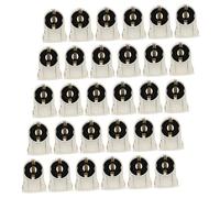 ANDRESLAD Portalampada Fluorescente T8 a Rotazione per Tubo Led, Supporto per Lampada a LED da 30 Pezzi, Ricambio per Lampade a Luce Fluorescente, Compatibile e Sicuro per Colore Casuale