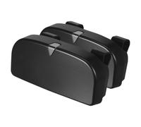 ANDRESLAD Portaocchiali per Auto 2 Pezzi Custodia Rigida, Organizer per Visiera Parasole, Installazione senza Danni, Compatibile Occhiali da Sole e Vista, Ampio Spazio di Archiviazione