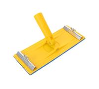 ANDRESLAD Portasabbia Ad Asta Telescopica Girevole Levigatrice Manuale Per Legno Blocco Di Carta Vetrata Levigatrice a Mano Tamponi Di Levigatura Porta Carta Vetrata Portatile Spugna Yellow