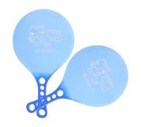 ANDRESLAD Set da 1 Paio Racchette da Badminton in Plastica Resistente Racchette da Paddle Ball Riutilizzabili per Sport All’Aperto e al Chiuso Adatte a Adulti e Adolescenti per Giochi in