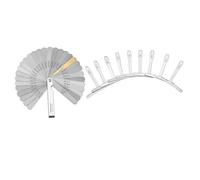 ANDRESLAD Set Professionale di Righelli per Raggio Sotto Corde Chitarra in Acciaio Inox Resistente, Spessimetro e Calibro per Misurazione Manico e Distanza Corde, Accessori per Manutenzione