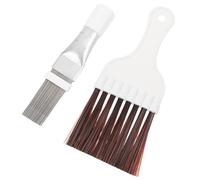 ANDRESLAD Spazzole Pulizia Condensatore in Acciaio Inox Pettine Alette Radiatore Spazzola Detergente Versatile e Compatta per Aria Condizionata e Riscaldamento Durevole e Portatile per Uso