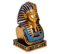 ANDRESLAD Statuetta in Resina con Design Creativo e Aspetto Re Antico per Collezionisti e Appassionati di Civiltà Antiche