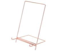 ANDRESLAD Supporto da Tavolo in Acciaio Inox per Piatti e Libri di Ricette, Portafoto e Leggio per Esposizione, Cavalletto Espositivo Stabile per Casa e Negozi