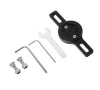 ANDRESLAD Supporto Luce Bici in Metallo Nero Sgancio Rapido Staffa di Montaggio Stabile per Fanale Posteriore Accessorio Ricambio per Mountain Bike e Bici da Strada per Ciclismo su