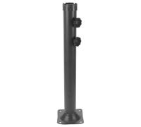 ANDRESLAD Supporto per Palo Ombrellone da Esterno in Ferro Resistente Tubo di Base per Portaombrellone da Giardino Design Antivento Adattatore per Base Ombrellone Patio