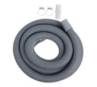 ANDRESLAD Tubo Scarico Lavatrice Metri Prolunga Flessibile Resistente in Spessa Facile Installazione senza Perdite Kit Estensione Drenaggio per Casa Bagno Cucina