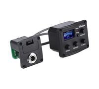 ANDRESLAD Ukulele Pickup Piezo con Preamp Eq Bande Sintonizzatore Digitale con Display LCD Metronomo Amplificatore per Ukulele e Mandolino Controllo Tuning e Equalizzatore Integrato