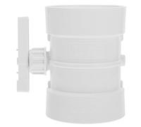 ANDRESLAD Valvola Serranda Manuale Per Canali Aria Regolatore Volume Aria Per Ventilazione e Cucina Antiriflusso Efficiente Con Installazione Facile e Compatibilità