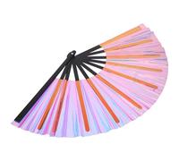 ANDRESLAD Ventaglio in Plastica Portatile per Rave e Danza Design Elegante Resistente e Facile da Gestire per Eventi e Performance