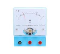 ANDRESLAD Voltmeter per Insegnamento Pressione Strumento Didattico Leggero in Plastica Portatile e Preciso per Esperimenti Scientifici ed Esercizi di Elettrotecnica Scolastica