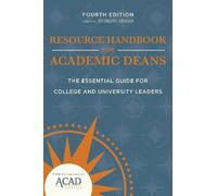 Andrew Adams Resource Handbook for Academic Deans (Copertina rigida)