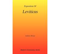 Andrew Alexander Bonar Commentary on Leviticus (Tascabile) Master's Commentary