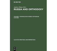Andrew Blane The Religious world of Russian culture (Copertina rigida)