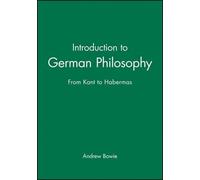 Andrew Bowie Introduction to German Philosophy (Tascabile)
