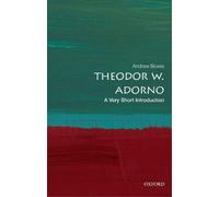 Andrew Bowie Theodor W. Adorno (Tascabile) Very Short Introductions
