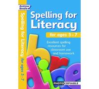Andrew Brodie Judy Richardson Spelling for Literacy for ages 5-7 (Tascabile)