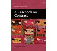 Andrew Burrows A Casebook on Contract (Tascabile)