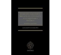 Andrew Burrows Remedies for Torts, Breach of Contract, and Equitabl (Tascabile)