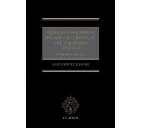 Andrew Burrows Remedies for Torts, Breach of Contract, and Equitabl (Tascabile)
