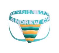 Andrew Christian - Intimo da Uomo Sospensorio - Riviera Stripe Jock w/Almost Naked® - 1x Taglia XL