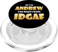 Andrew Costume IDGAF Funny Andy Halloween Costume For Drew PopSockets PopGrip per MagSafe