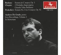 Andrew George de Grado - Piano In Memorian 2 (CD)