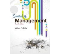 Andrew J DuBrin Essentials of Management 12e (Copertina rigida)