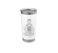 Andrew Johnson - Griglia per barbecue Bicchiere termico in acciaio inox doppia parete