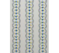 Andrew Martin Carta da parati Hearty - Periwinkle