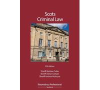 Andrew McIntyre Adrian Cottam Andrew M Cubie Scots Criminal Law (Tascabile)