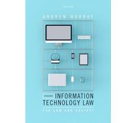 Andrew Murray Information Technology Law (Tascabile)