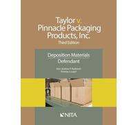 Andrew P Rodovich Thomas J L Taylor v. Pinnacle Packaging Products, (Tascabile)