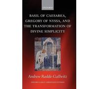 Andrew Radde-Ga Basil of Caesarea, Gregory of Nyssa, and the (Copertina rigida)