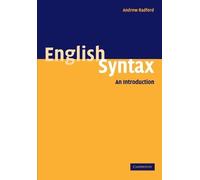 Andrew Radford English Syntax (Tascabile)