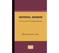 Andrew Ross Universal Abandon (Tascabile) Studies in Classical Philology