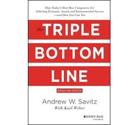 Andrew Savitz The Triple Bottom Line (Copertina rigida)