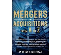 Andrew Sherman Mergers and Acquisitions from A to Z (Tascabile)