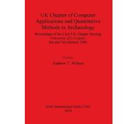 Andrew T Wilson UK Chapter of Computer Applications and Quantitative (Tascabile)