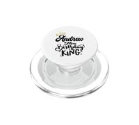 Andrew The Birthday King Happy Birthday Shirt Uomo Ragazzi PopSockets PopGrip per MagSafe