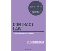 Andrew Vialichka Anastasia Vialichka Contract Law. (Tascabile) Sqe 1 Law