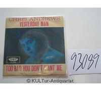 ANDREWS, CHRIS - Yesterday man / Too bad you don't want me (DV 14429) / DV 14429