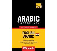 Andrey Taranov Egyptian Arabic vocabulary for English speakers - 900 (Tascabile)