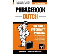 Andrey Taranov English-Dutch phrasebook and 250-word mini dictionary (Tascabile)