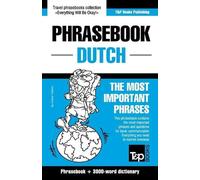 Andrey Taranov English-Dutch phrasebook and 3000-word topical vocabu (Tascabile)