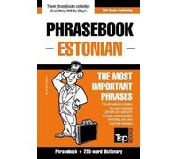 Andrey Taranov English-Estonian phrasebook & 250-word mini dictionar (Tascabile)