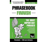 Andrey Taranov English-Finnish phrasebook and 1500-word dictionary (Tascabile)