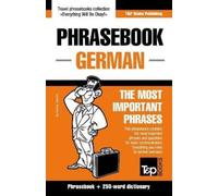 Andrey Taranov English-German phrasebook and 250-word mini dictionar (Tascabile)