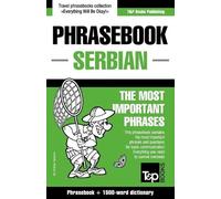 Andrey Taranov English-Serbian phrasebook and 1500-word dictionary (Tascabile)